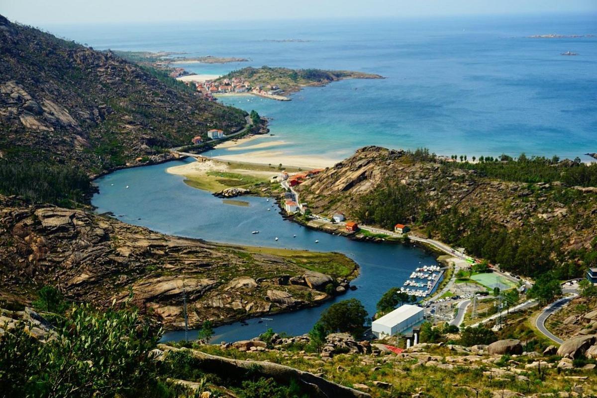 Precioso Apartamento Con Vistas Al Mar En Carnota Buitenkant foto